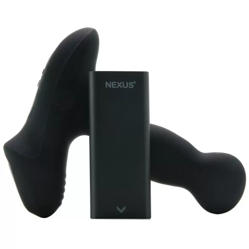 Массажер простаты Nexus Revo Slim с пультом ДУ - черный: 8 режимов работы, 34 комбинации, медицинский силикон