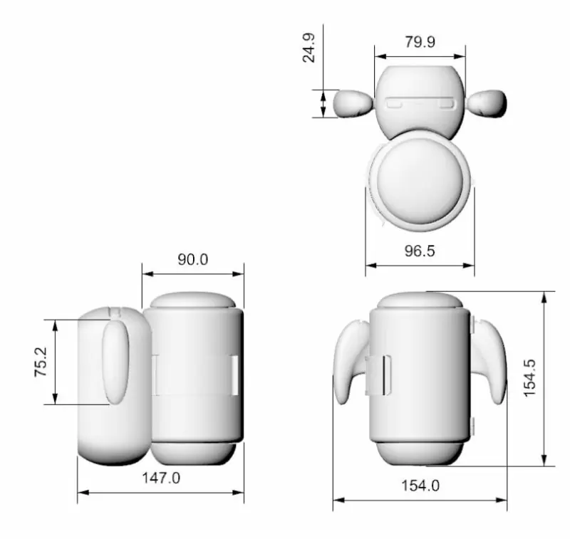 Инновационный робот-мастурбатор Black Knight Massaging Beads, Amovibe