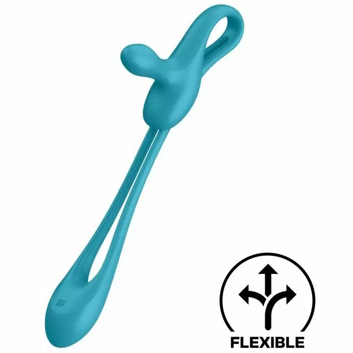 Вибратор для пар Satisfyer Plug & Play 1, 12 режимов, 43,5 см, голубой