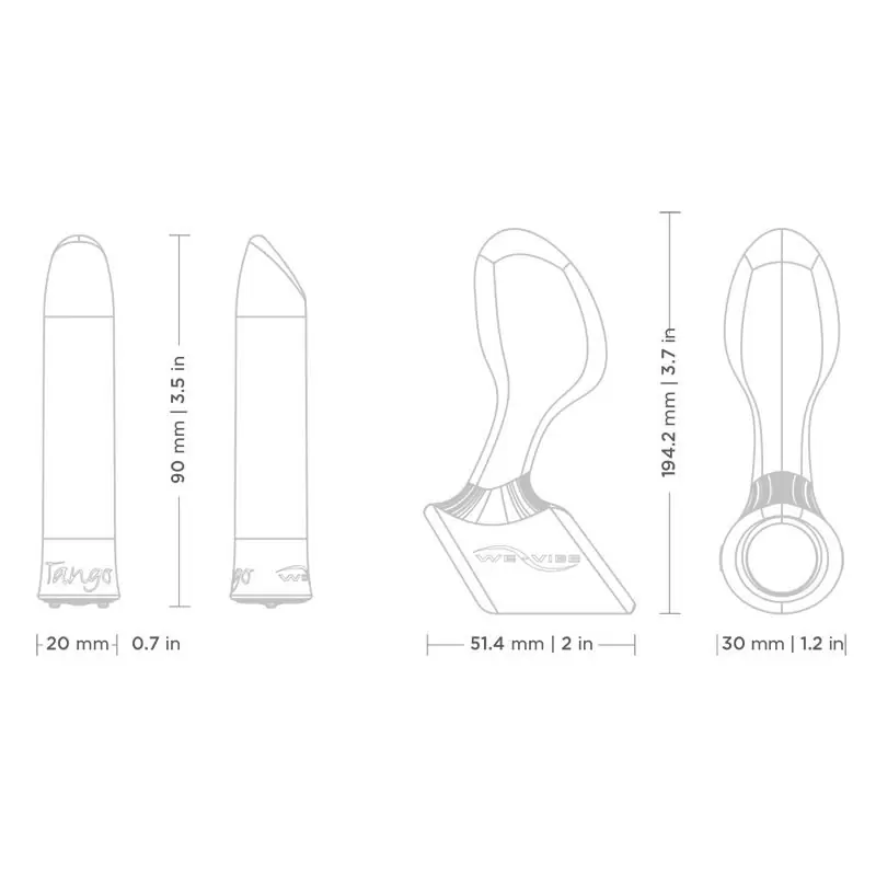 Набор We Vibe Tango Pleasure Mate Collection с двумя насадками