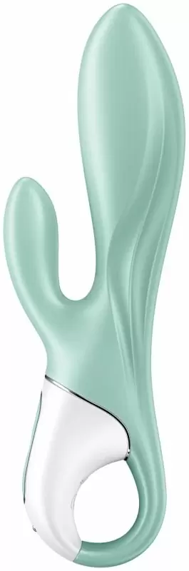 Надувающийся вибратор-кролик Satisfyer Air Pump Bunny 5, управление через приложение, 20,4 см, мятный