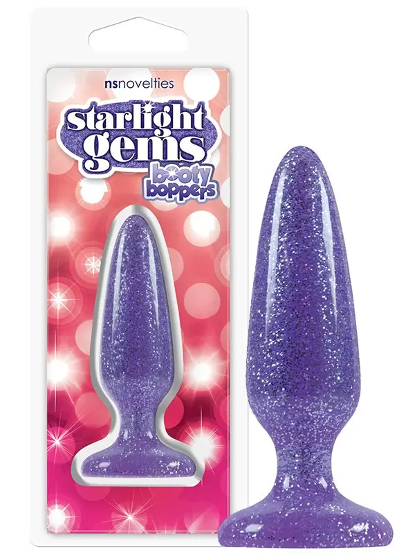 Анальная пробка Booty Boppers малая – фиолетовая
