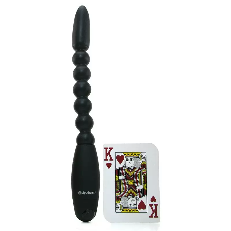 Анальная цепочка Flexa-Pleaser Power Beads с вибрацией