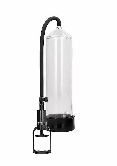 Ручная вакуумная помпа для мужчин с насосом в виде поршня Comfort Beginner Pump прозрачная