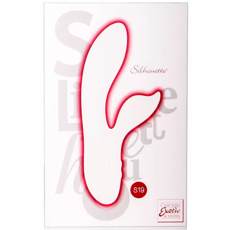 Вибромассажер со стимулятором клитора Silhouette S19 перезаряжаемый – красный