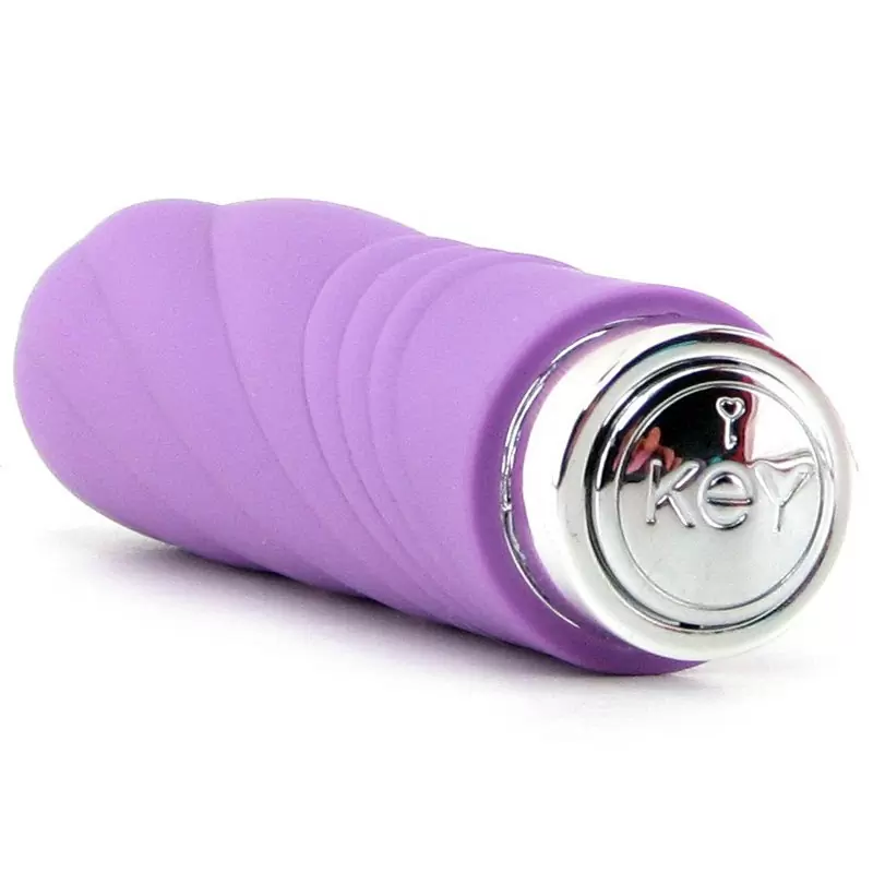 Мини вибромассажер с насадкой Charms Velvet - Lavender