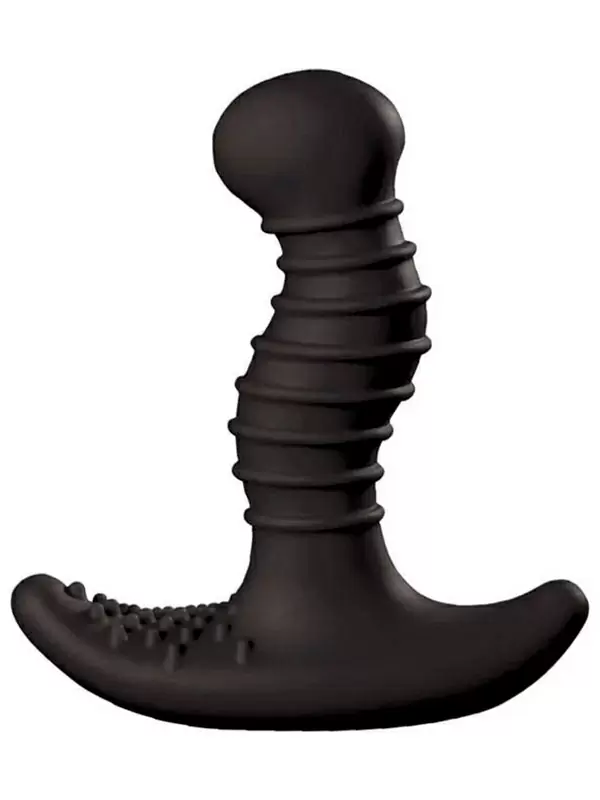Ребристый стимулятор простаты Nexus Ridge Rider, 12,7 см, подходит для стимуляции зоны G, черный