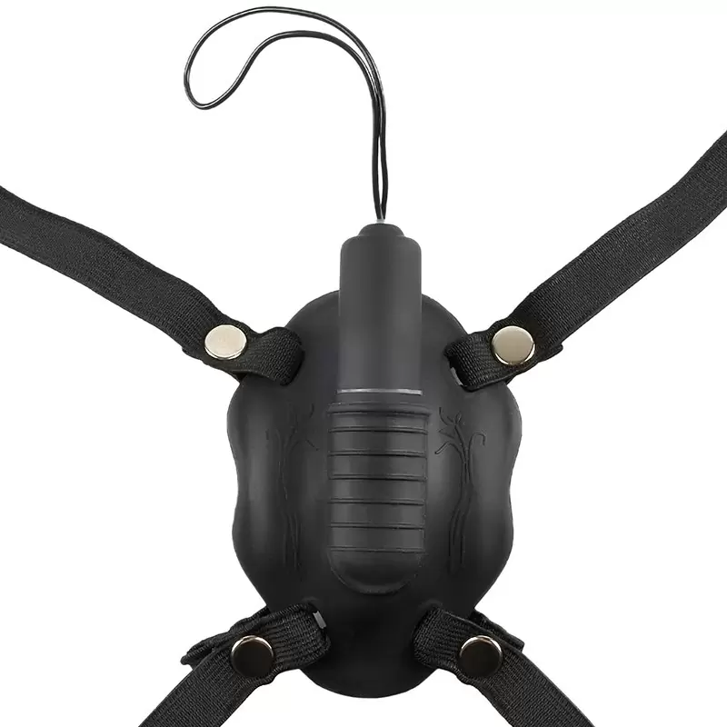 Стимулятор клитора бабочка Remote Control Butterfly Strap-On – черный	