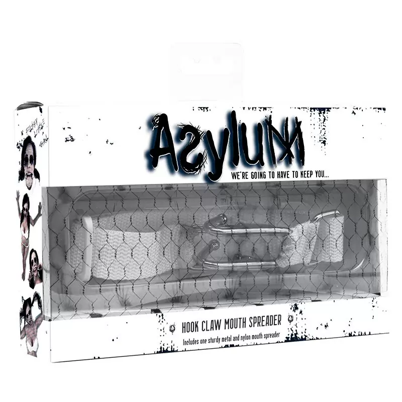 Расширитель для рта с ошейником Asylum Hook Claw Mouth Spreader
