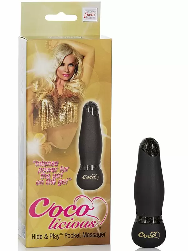 Вибромассажер Coco Licious Hide & Play – черный