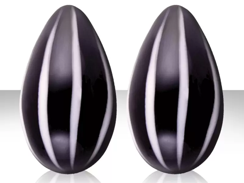 Вагинальные шарики из стекла Crystal Premium Glass - Black