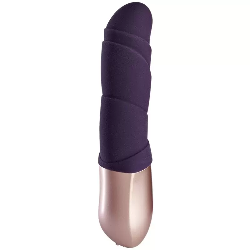 Стильный перезаряжаемый вибратор Flora - фиолетовый