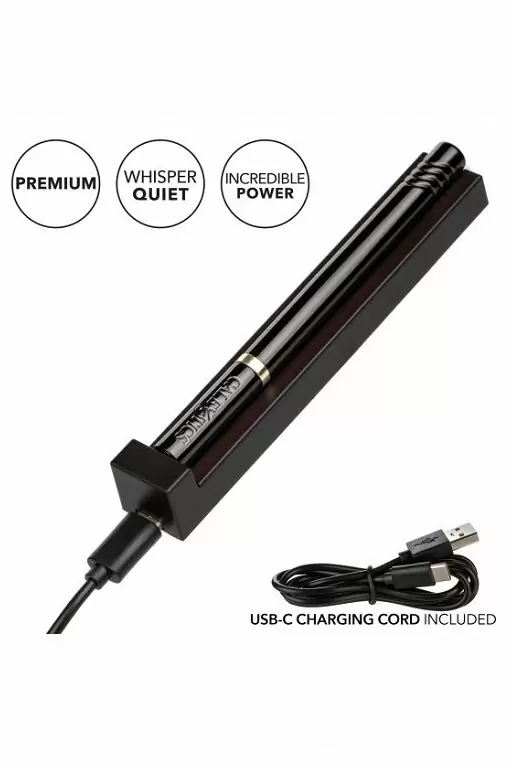 Ультратонкий вибратор Hidden Pleasures (Черный): 10.75 см, 10 режимов вибрации, АБС/металл