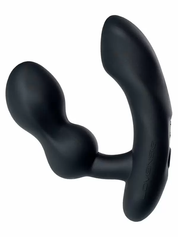 Носимый стимулятор простаты Lovense Edge 2, с двумя моторами, 12,5 см, черный