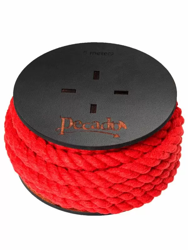 Веревка для фиксации Pecado BDSM, на катушке, хлопок, 5 м