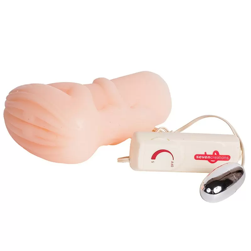 Вагина-девственница с вибратором Vibrating Virgin – телесная