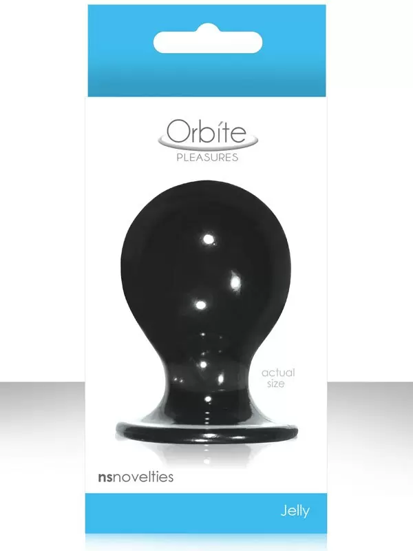Большая анальная пробка Orbite Pleasures - Charcoal