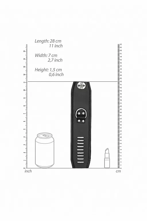 Высококачественные наручники Restraint Handcuff With Padlock, черный