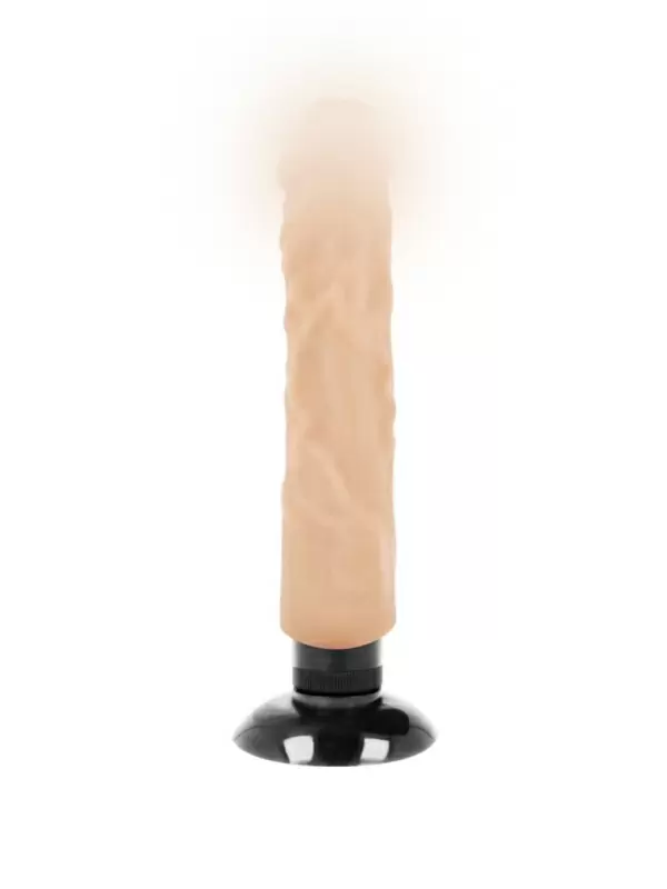 Вибромассажер BASECOCK REALISTIC VIBRATOR 2-1 FLESH 20CM