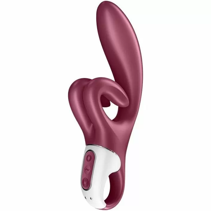 Вибратор-кролик Satisfyer Touch me, два мотора, 21,2 см, 12 режимов, красный