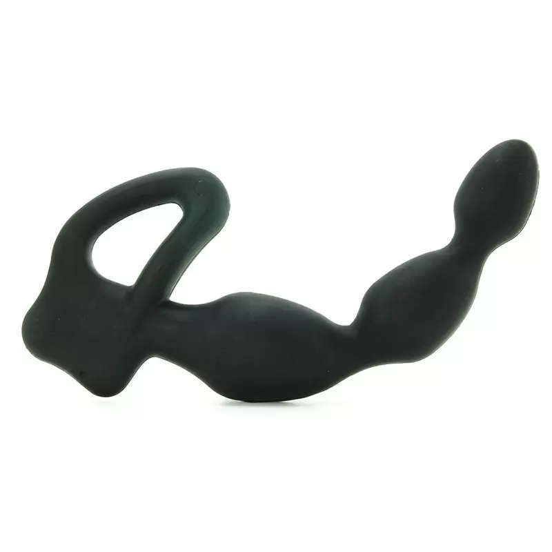 Рельефный электростимулятор простаты Big Bend-it гибкий – черный