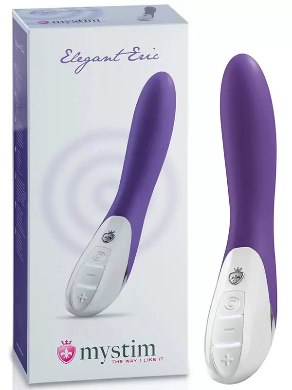 Вибромассажер классический Elegant Eric – фиолетовый