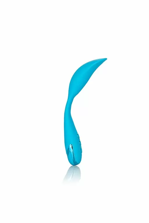 Гибкий вибратор Palm Springs Pleaser, с функцией Power Boost, 15,2 см, силикон, голубой