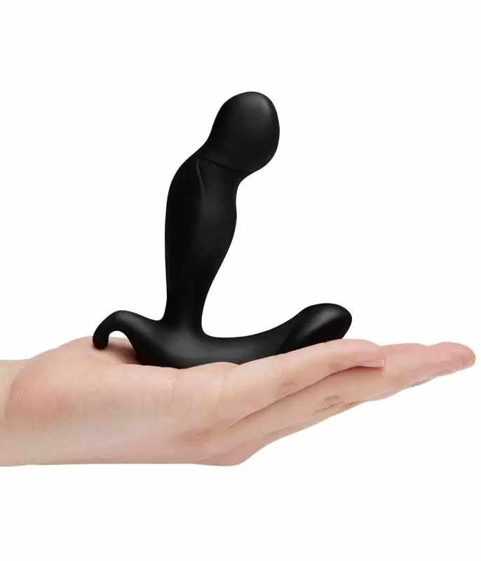 Мощный стимулятор простаты b-Vibe 360 PLUG, с вращением, с пультом Д/У, 13 см