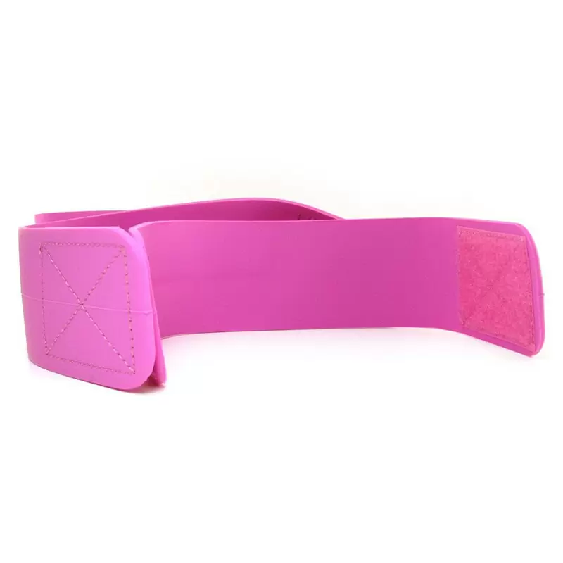 Набор наножников и наручников Silicone Submissions Hog Tie Cuffs – розовый