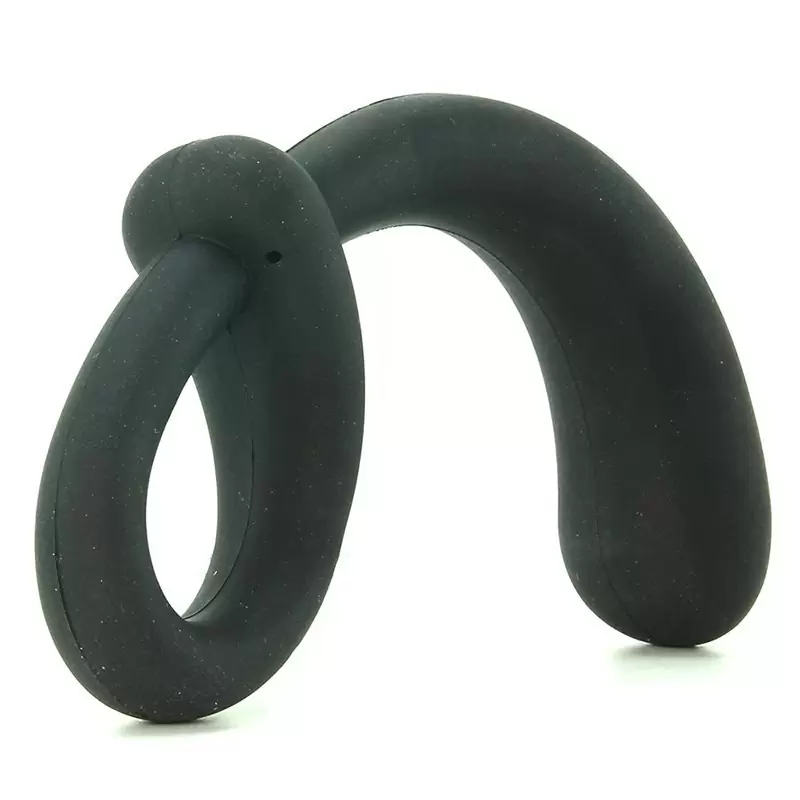 Электростимулятор простаты Curving Curt гибкий – черный	