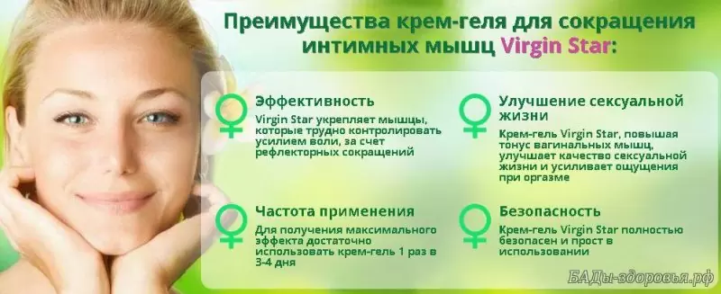 Специальный интимный гель для женщин Titan Gel Virgin Star - 50 мл.