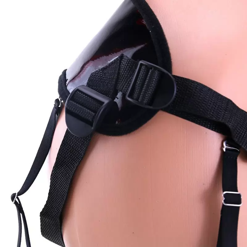 Страпон-трусики Garter Belt Harness с подвязками для чулок