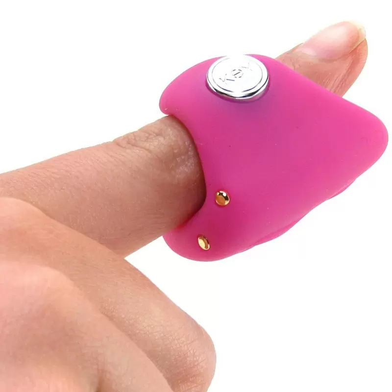 Водонепроницаемый вибромассажер на палец Pyxis - Pink