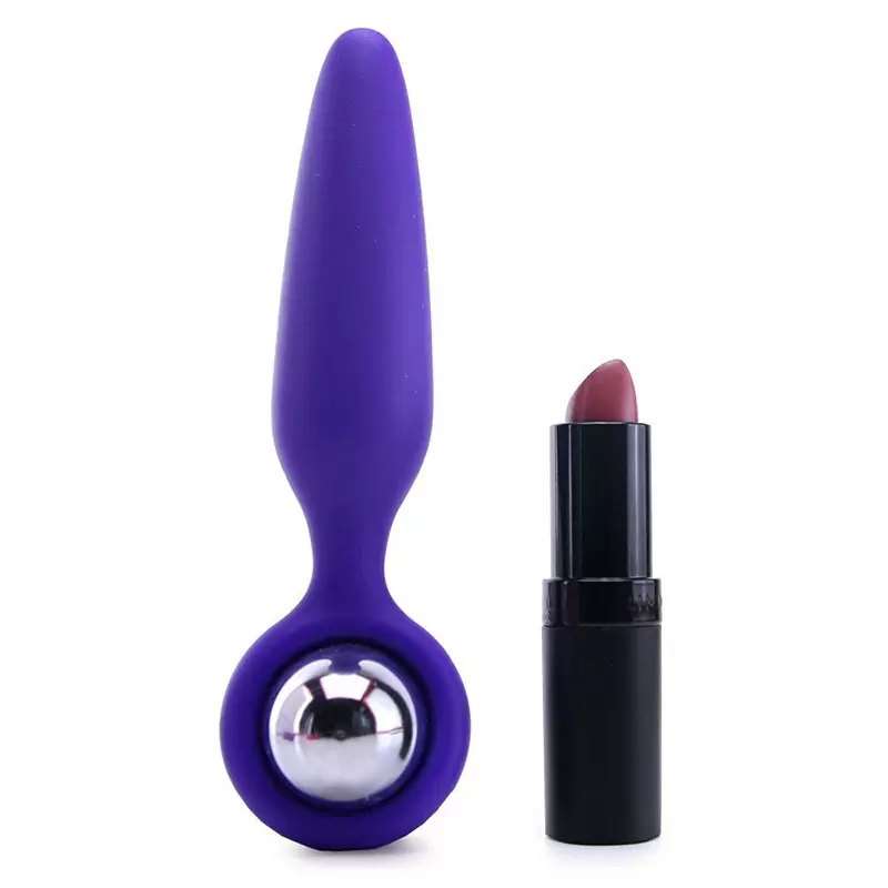 Анальная пробка с вибрацией Booty Glider – фиолетовая