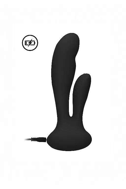 Вибрмассажер кролик Flair (черный)