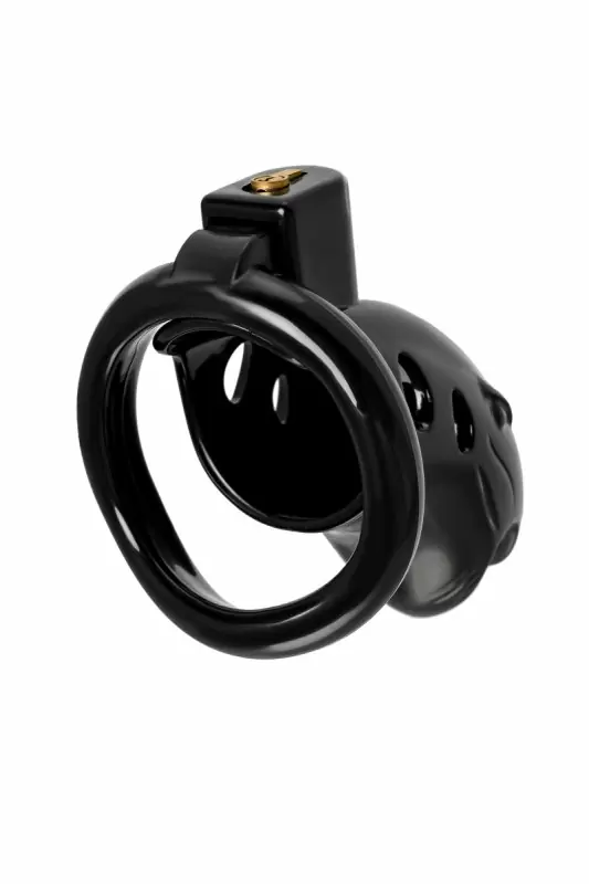 Пояс верности на пенис Black & Red by Toyfa. ABS, черный, 10 см.