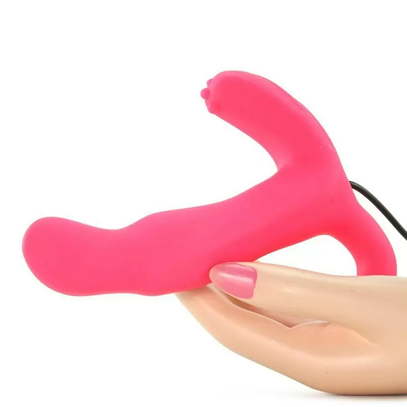 Вибромассажер Power Play Triple Teaser – розовый