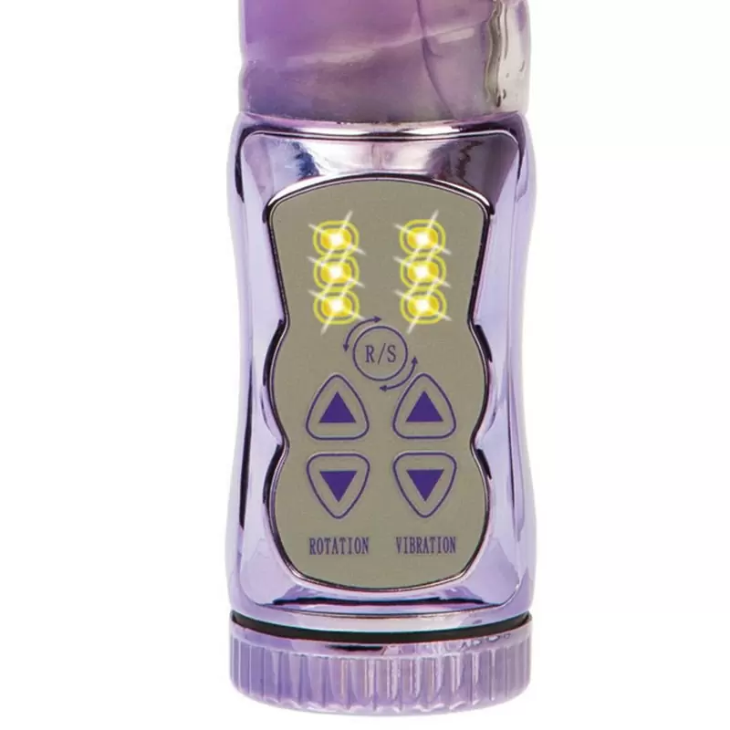 Хай-Тек вибратор Purely Decadent с ротацией – фиолетовый