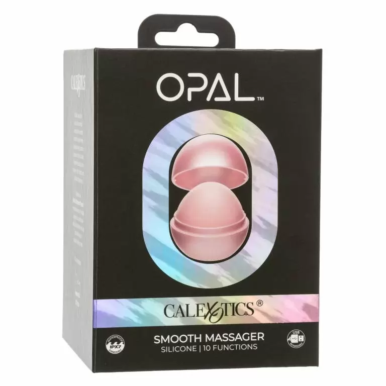 Универсальный вибратор OPAL RIPPLE MASSAGER, 10,25 см, 10 режимов, розовый