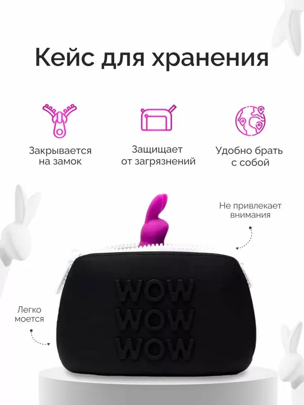 Эрекционное виброкольцо Happy Rabbit, диаметр 3,17 см, 9 режимов, фиолетовое