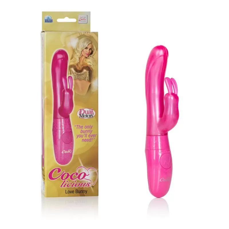Вибромассажер Coco Licious Love Bunny – розовый
