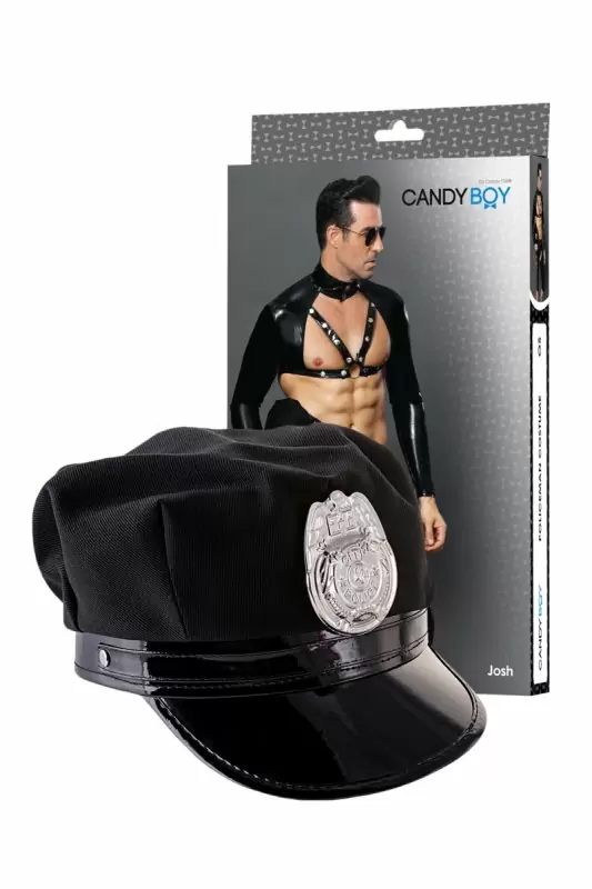 Костюм полицейского Candy Boy Josh, черный, OS