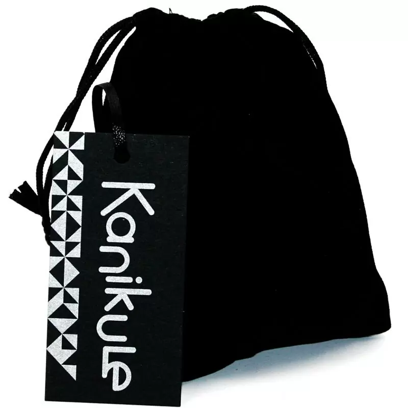 Средняя алюминиевая анальная пробка Kanikule Medium с кристаллом – золотистый с красным