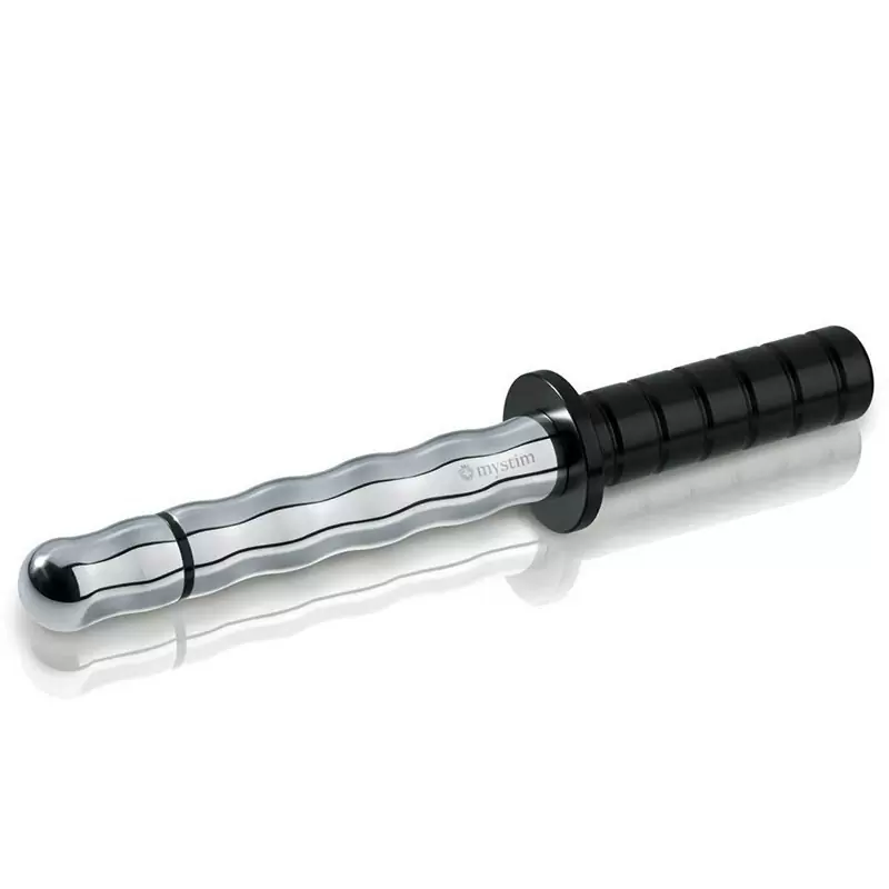 Электростимулятор Mighty Merlin с ручкой – серебристый/черный