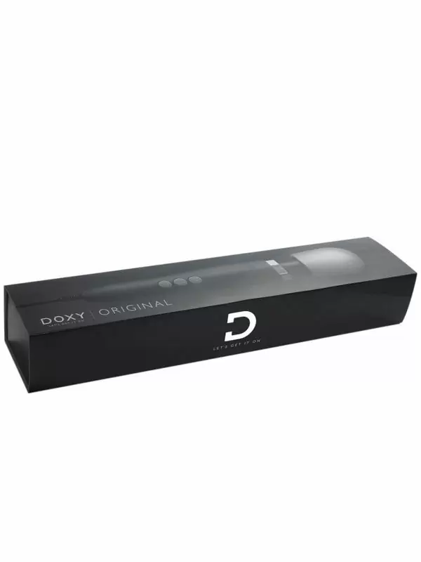 Мощный вибратор Doxy Original, 37 см, силикон, черный