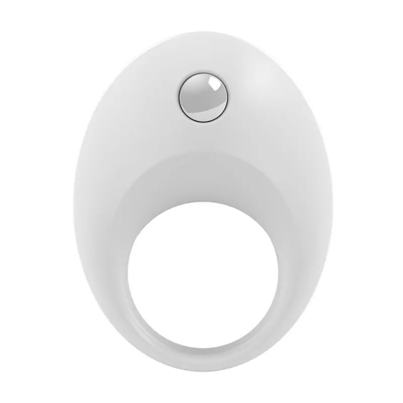 Эрекционное кольцо Ovo  B10 с вибрацией – белый