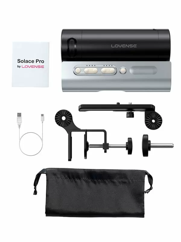 Автоматический мастурбатор Lovense Solace Pro, управление через приложение, 23 см, черный