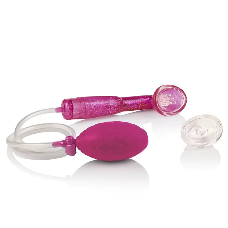 Помпа для стимуляции клитора Advanced Clitoral Pump с вибрацией – розовый