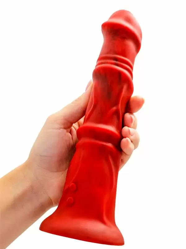 Необычный фаллоимитатор TOYFA Monster Rex, 24,5 см,8 режимов, силикон