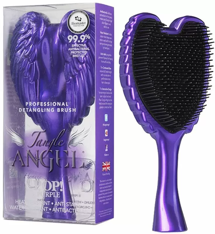 Профессиональная расческа Tangle Angel Pop Purple - фиолетовый